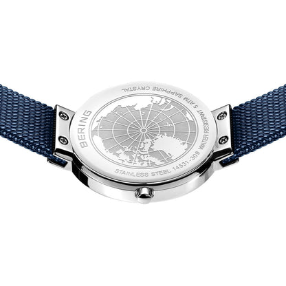 Bering Classic 14531-309 Women's Watch • Scratch-Resistant Sapphire Crystal • Fine Milanese Strap