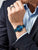 Bering Ultra Slim 17039-307 Uhr • Kratzfestes Saphirglas • Blaues Milanaise-Armband