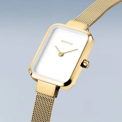 Bering Classic 14520-334 Women's Watch • Scratch-resistant sapphire crystal • Fine Milanese bracelet