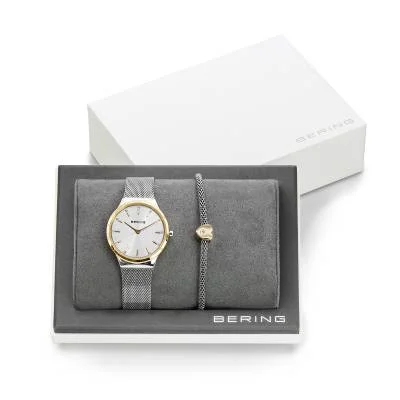 Bering 12131-014-GWP Damenuhr • Saphirglas • Milanaise
