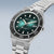 Bering Classic 18940-708 Men's Watch • Scratch-Resistant Sapphire Crystal • Green Sunray Dial