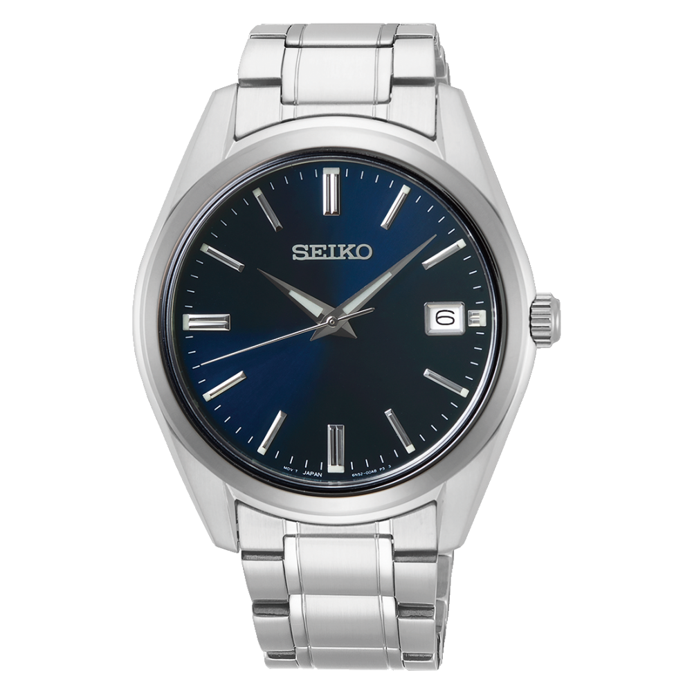 Seiko Essentials SUR309P1 Men's Watch • Sapphire Crystal • LumiBrite