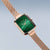 Bering Petite Square 14520-368 Women's Watch • Scratch-resistant Sapphire Glass • Milanese Strap