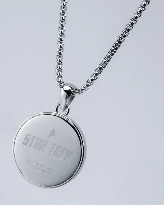 Holzkern Operations Halskette - Jaspis/Silber