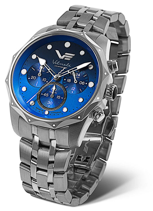 Damenuhr silberfarben mit Edelstahlarmband – Vostok Europe Modell: JS20-125A750B