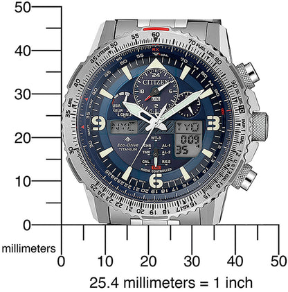 Citizen Promaster Sky JY8100-80L Men's Watch • Super Titanium • Eco-Drive & Radio-Controlled