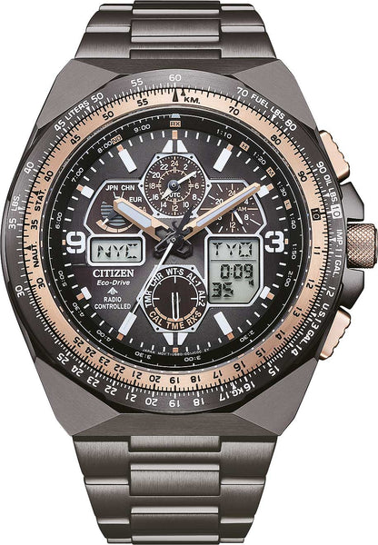 Citizen Promaster Sky JY8146-54E Herrenuhr • Funkgesteuerter Solar-Antrieb • Kratzfestes Saphirglas
