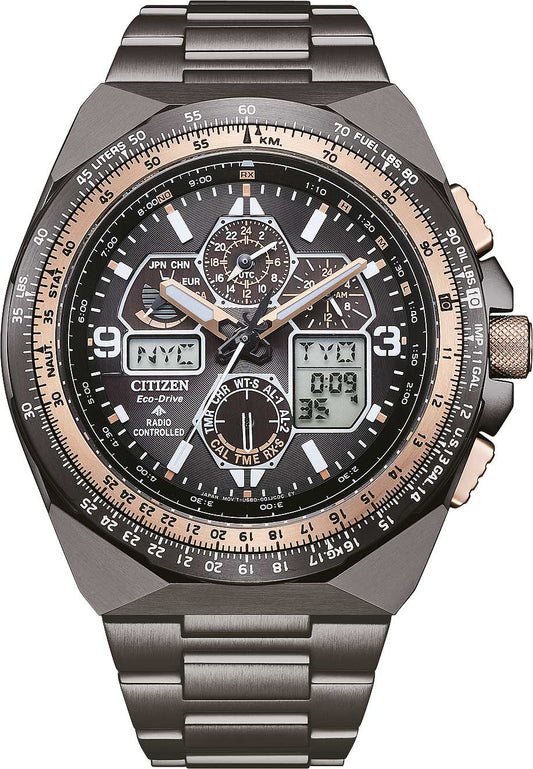 Citizen Promaster JY8146-54E Herren Uhr • Eco-Drive Funksolar • Saphirglas