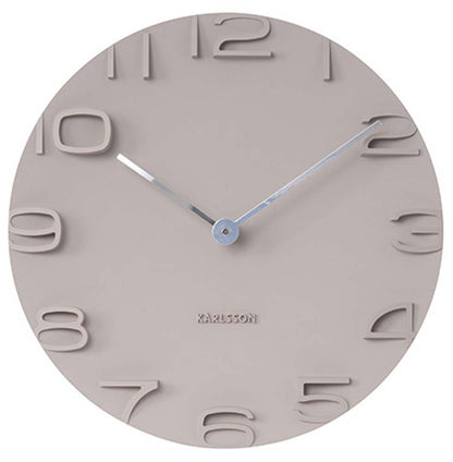 Karlsson Wanduhr 42 cm Ø Kunststoff • Geräuschlos • Modernes Design
