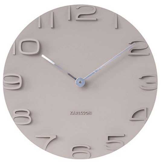 Karlsson Wall Clock 42 cm Ø Plastic • Silent • Modern Design