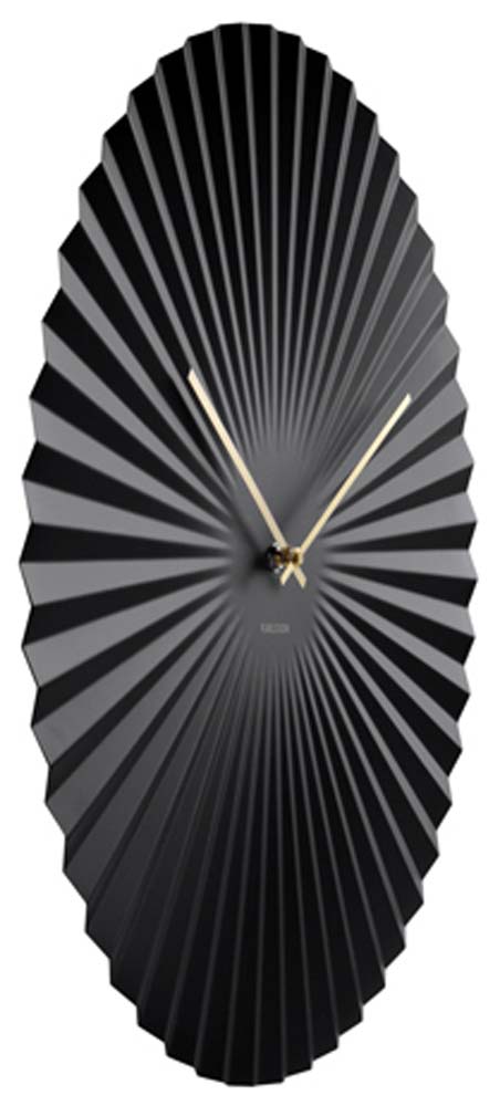 Karlsson Wanduhr 50x50x6,5 cm Metall • Modernes Design • Kalenderanzeige
