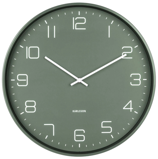 moderne Wanduhr Dschungelgrün - Karlsson Modell: KA5751GR