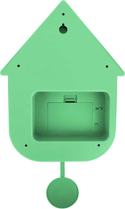 Karlsson Wanduhr 41x21,5x8,5 cm Kunststoff • Moderne Kuckucksfunktion • Automatische Nachtabschaltung