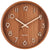 Karlsson Wanduhr 22x22x4,5 cm Holz • Geräuschloses Quarzwerk • Zeitloses Design