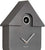 Karlsson Wanduhr 41x21,5x8,5 cm Kunststoff • Moderner Kuckucksruf • Stilvolles Design