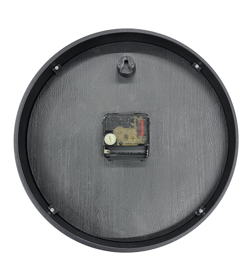 Karlsson Wanduhr 26 cm Ø • Botanical Leaves Design • Modernes Quarzwerk