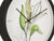 Karlsson Wanduhr 26 cm Ø • Botanical Leaves Design • Modernes Quarzwerk
