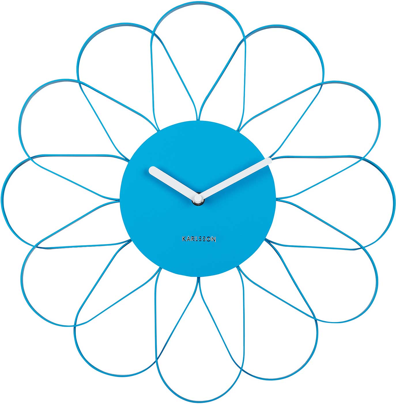 Karlsson Wanduhr 40 cm Ø Metall • Minimalistisches Design • Präzises Quarzwerk