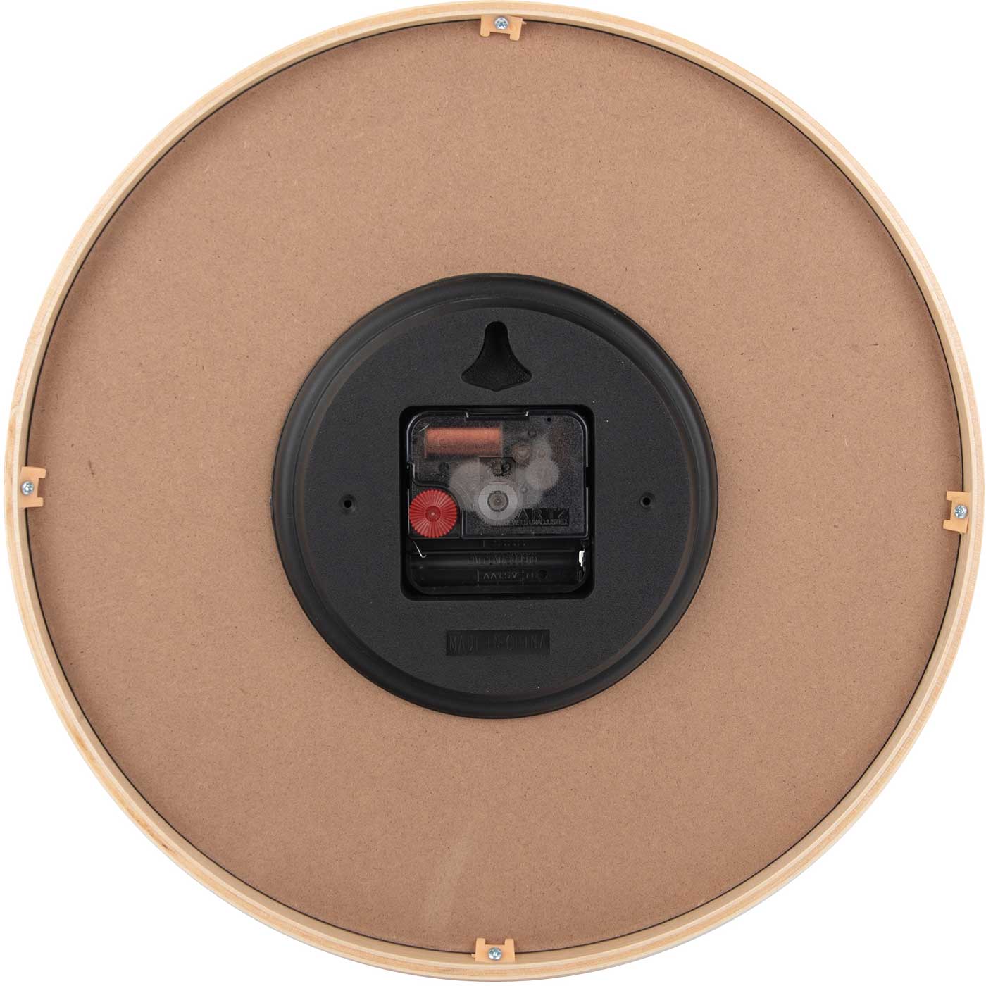 Karlsson Wanduhr 30 cm Ø Holz • Modernes Design • Batteriebetrieben