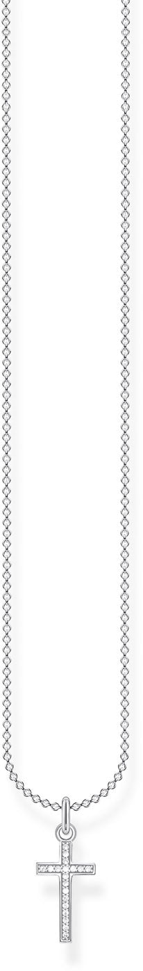 Halskette mit Kreuz Anhänger - 925 Sterlingsilber