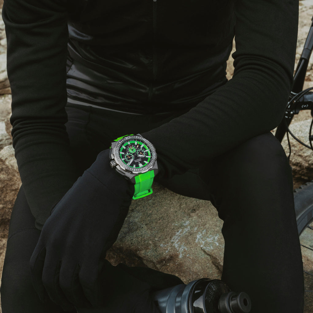 Festina Chrono Bike F20725/3 - grünes Silikonband