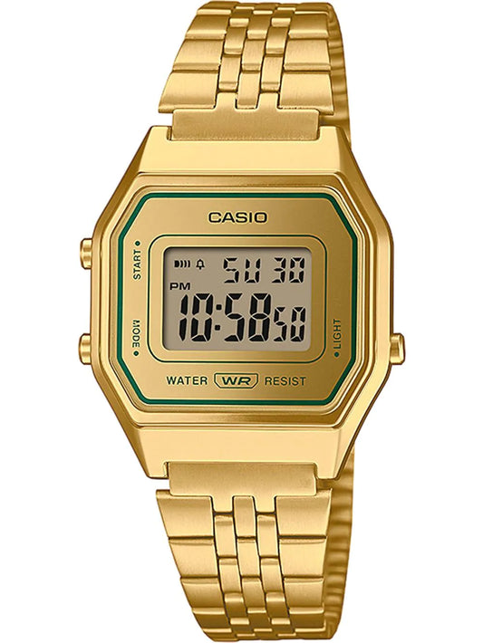 Casio Vintage LA680WEGV-9AEF Uhr • Gold-Optik • LED Light