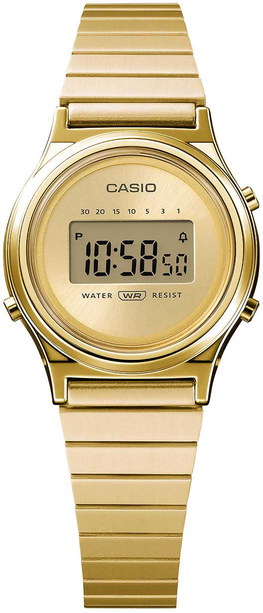 Casio Vintage LA700WEG-9AEF Damen Uhr • Präzises Quarzwerk • Robustes Resin-Gehäuse