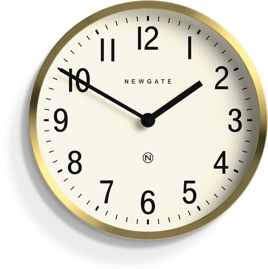 Newgate Wanduhr 30x30x7 cm Metall • Lautloses Quarzwerk • Zeitloses Design