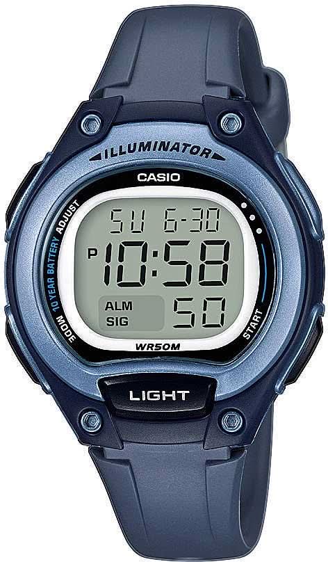 Casio Timeless Collection LW-203-2AVEF Uhr • Stoppfunktion • Zweite Zeitzone