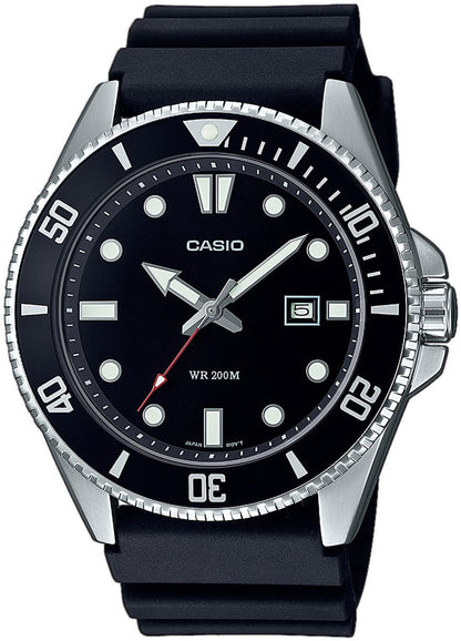Casio Collection MDV-107-1A1VEF Men's Watch • 20 bar Water Resistance • Classic Diver Design