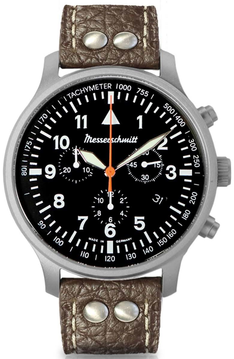 Messerschmitt Flieger ME-3H202 Herrenuhr • Made in Germany • Klassisches Flieger-Design
