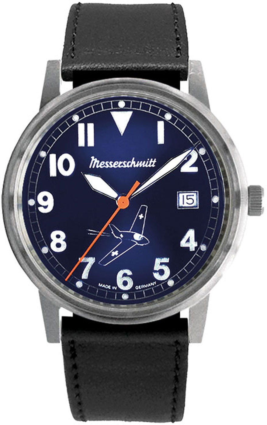 Messerschmitt Komet 163 ME163-80-6 Herren Uhr • Quarz • Leuchtzeiger