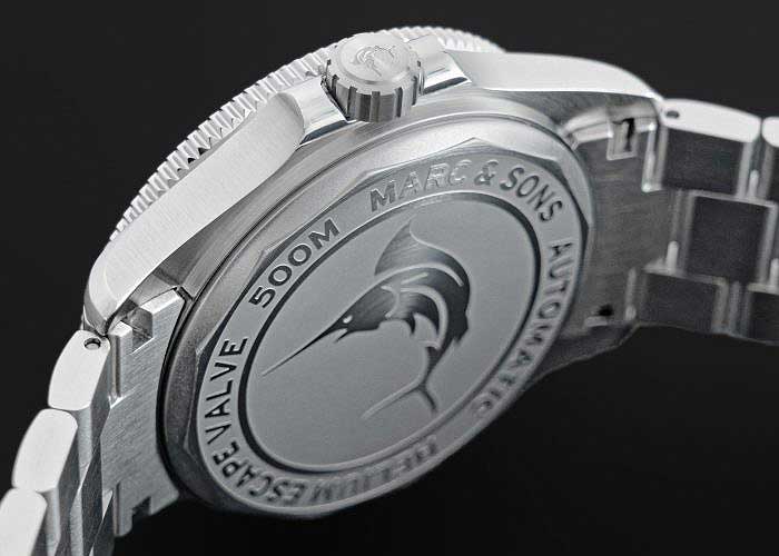 Marc & Sons Classic Diver MSD-051-03-S Men's Watch • Automatic Movement • Sapphire Crystal