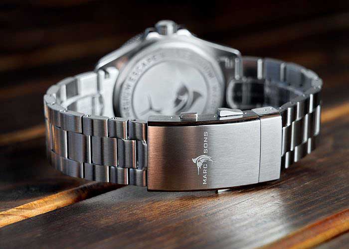 Marc & Sons Classic Diver MSD-051-03-S Men's Watch • Automatic Movement • Sapphire Crystal