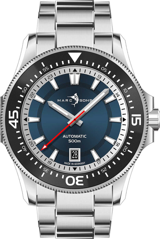 Military Diver Blue White - Marc and Sons Modell: MSD-051-07