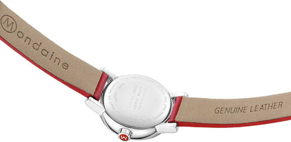 Mondaine Evo2 MONDAINE-MSE Uhr • Schweizer Bahnhofsuhr Design • Saphirglas