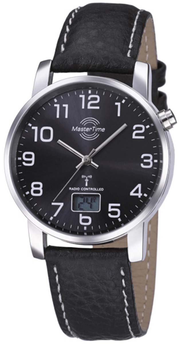 Master Time Basic MTGA-10576-24L Herren Uhr • Funk • Datumsanzeige