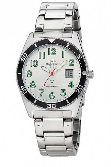 Master Time MTGA-10859-41M Herren Uhr • Funkgesteuert • Edelstahl