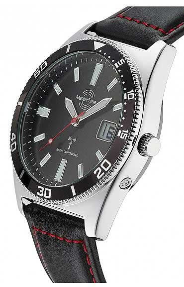 Master Time Super Power MTGA-10860-21L Herren Uhr • Präzise Funktechnologie • Datumsanzeige