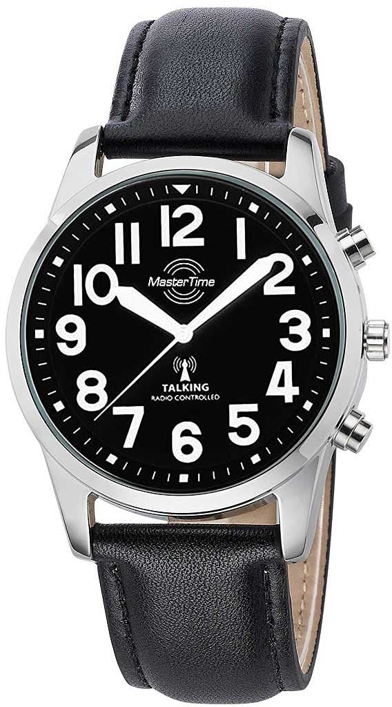 Master Time Talking Watches MTGA-10868-22L Herren Uhr • Funkgenauigkeit • Automatischer Zeitabgleich