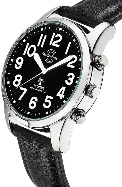 Master Time Talking Watches MTGA-10868-22L Herren Uhr • Funkgenauigkeit • Automatischer Zeitabgleich