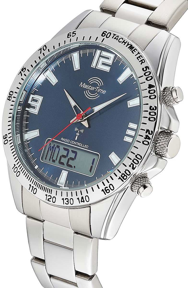 Master Time Sporty Big Date MTGA-10875-32M Herren Uhr • Funkgesteuerte Genauigkeit • Edelstahl & Mineralglas