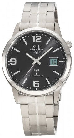 Herrenuhr Schwarz Titan Funk Expert – Master Time MTGT-10954-22M