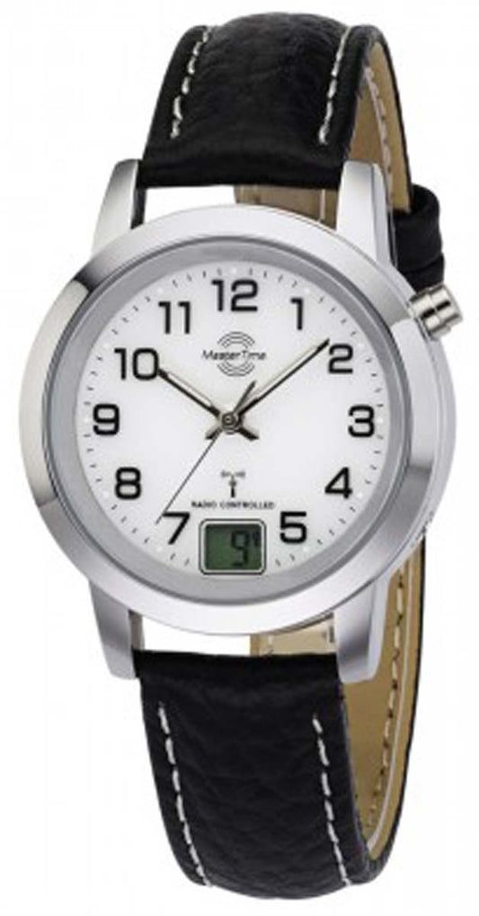 Master Time Basic MTLA-10295-12L Damen Uhr • Funk-Uhrwerk • Ewiger Kalender