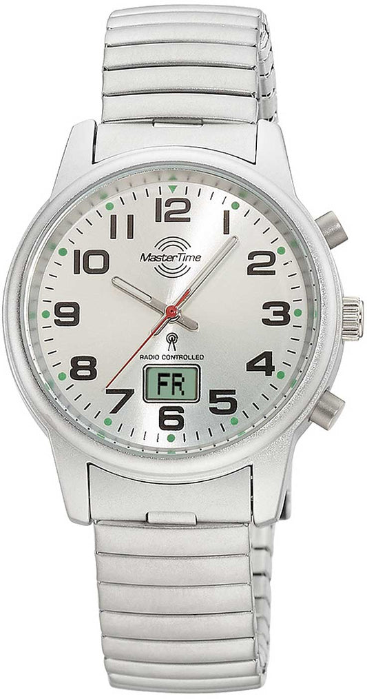 Master Time Super Power MTLA-10820-42M Women's Watch • Radio Controlled • Stainless Steel Pull Strap
