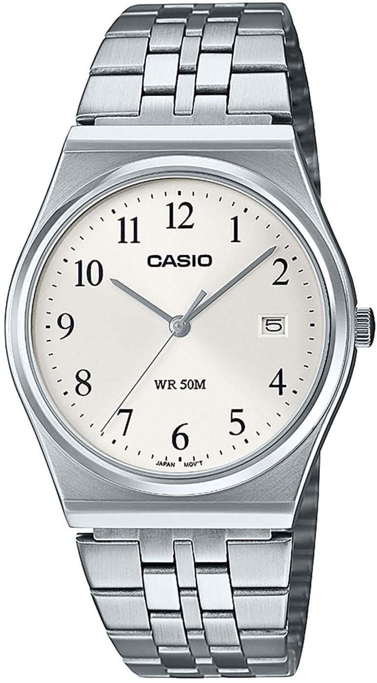 Casio Timeless Collection MTP-B145D-7BVEF Watch • Elegant Stainless Steel Design • Timeless Aesthetic