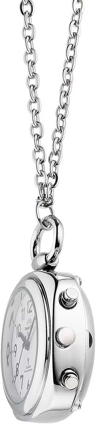 Master Time MTUA-10810-12M Uhr • Sprechende Funkuhr • Silber