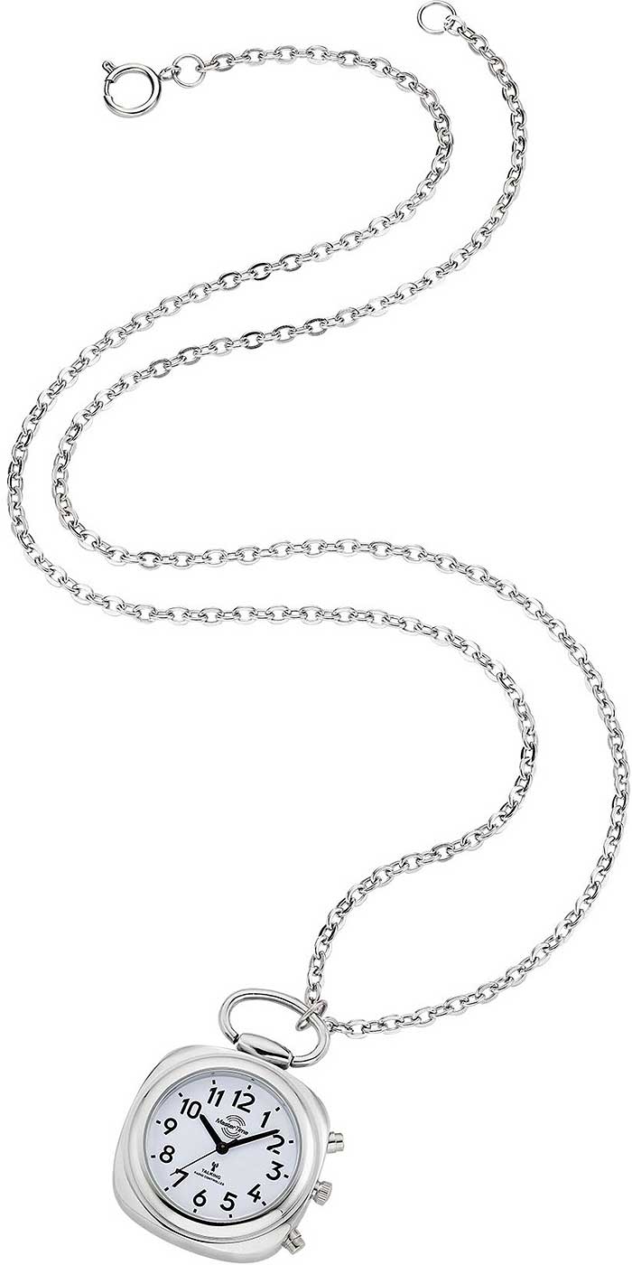 Master Time MTUA-10810-12M Uhr • Sprechende Funkuhr • Silber