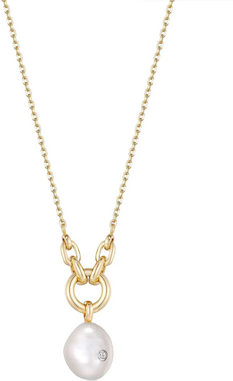 ANIA HAIE N043-03G Halskette mit Perlen Anhänger