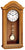 JVD Wanduhr 66x31x17 cm Holz • Klassisches Design • Westminster Melodie